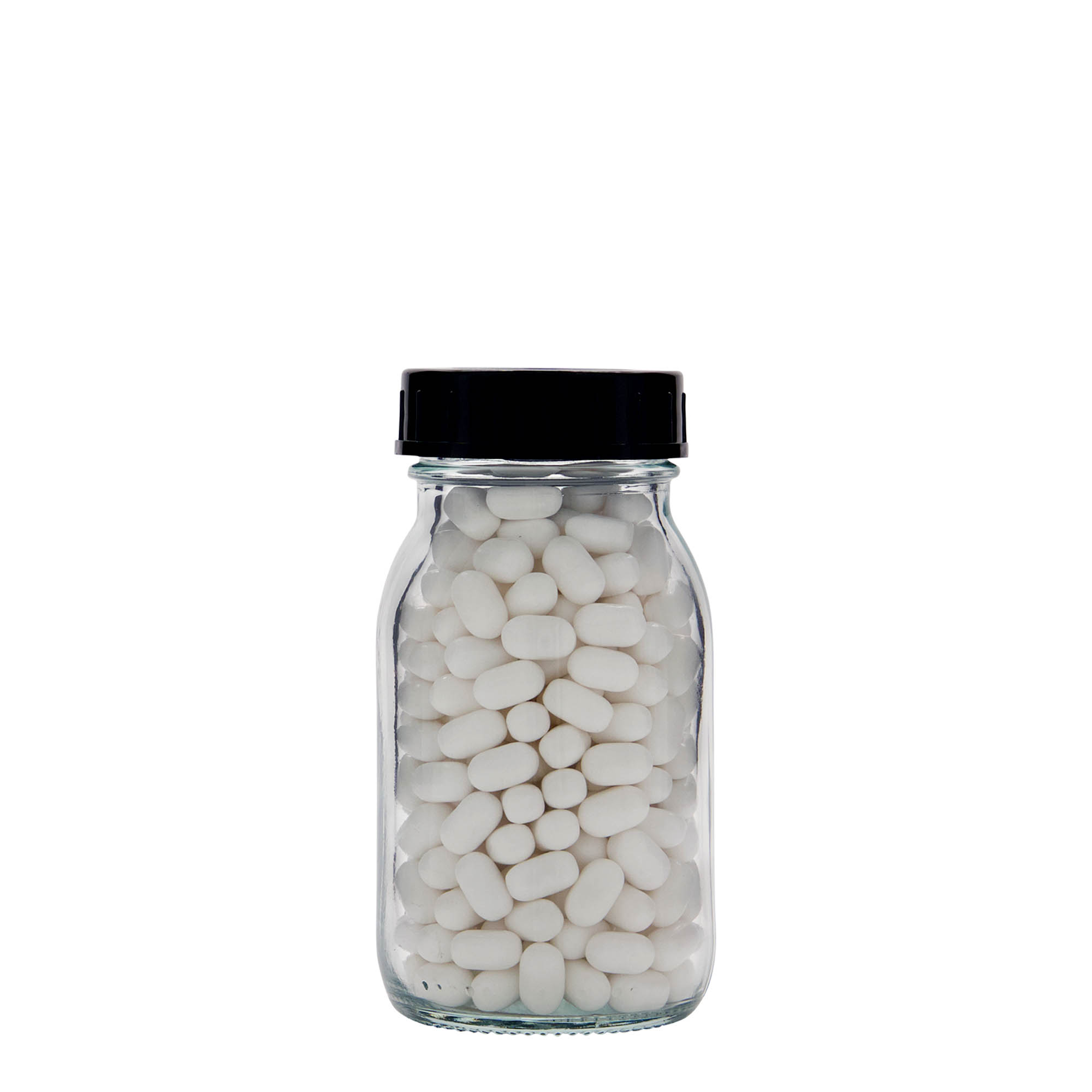 150 ml staklena tegla širokog grla, otvor: DIN 45 150 ml staklena tegla širokog grla, otvor: DIN 45